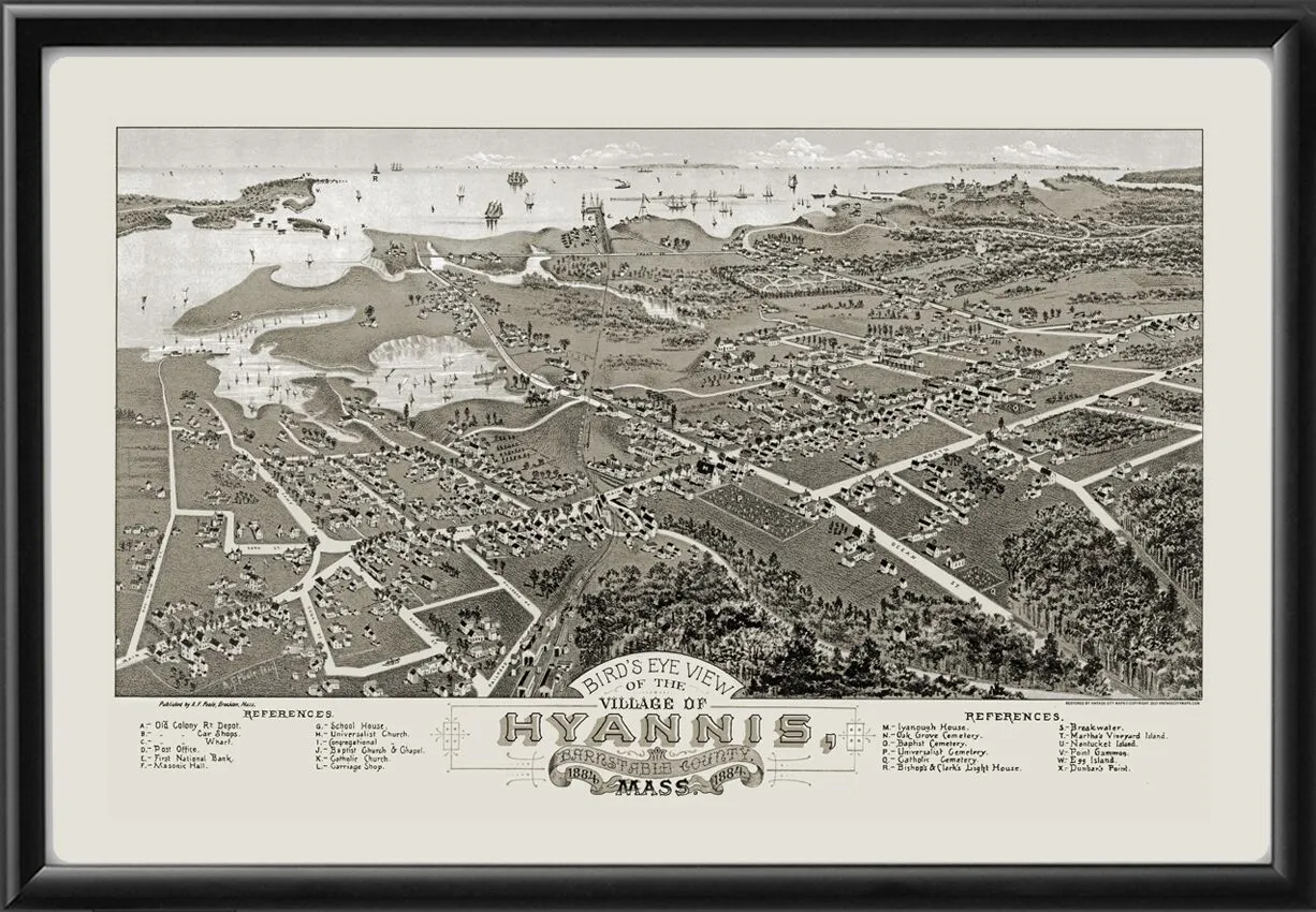 Hyannis MA 1884 A.F. Poole TM