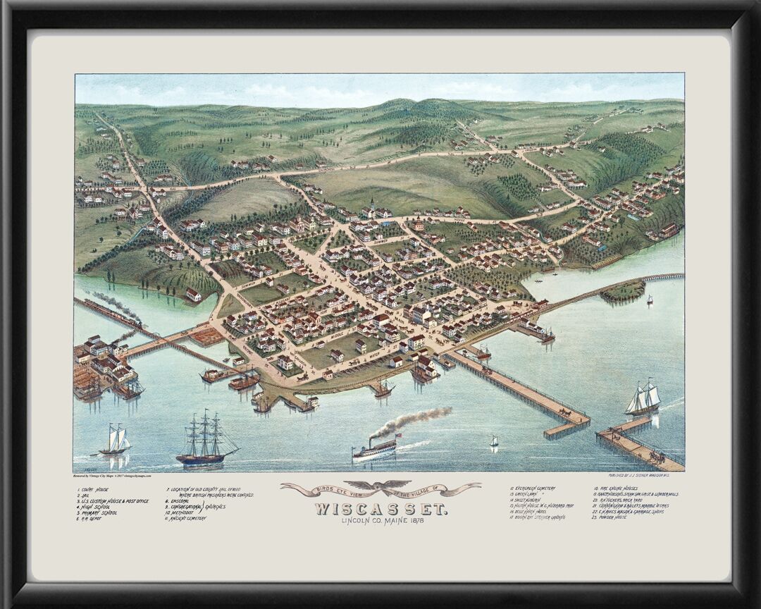 Wiscasset ME 1878 Albert RugerTM