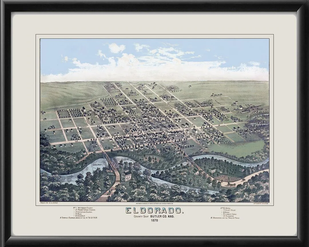 El Dorado Kansas 1878 D.D. Morse TM