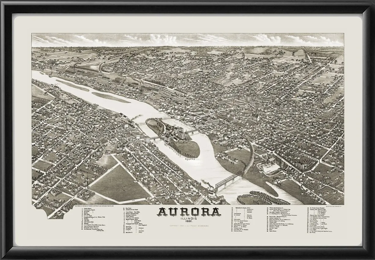 Aurora IL 1882 Herman Brosius TM