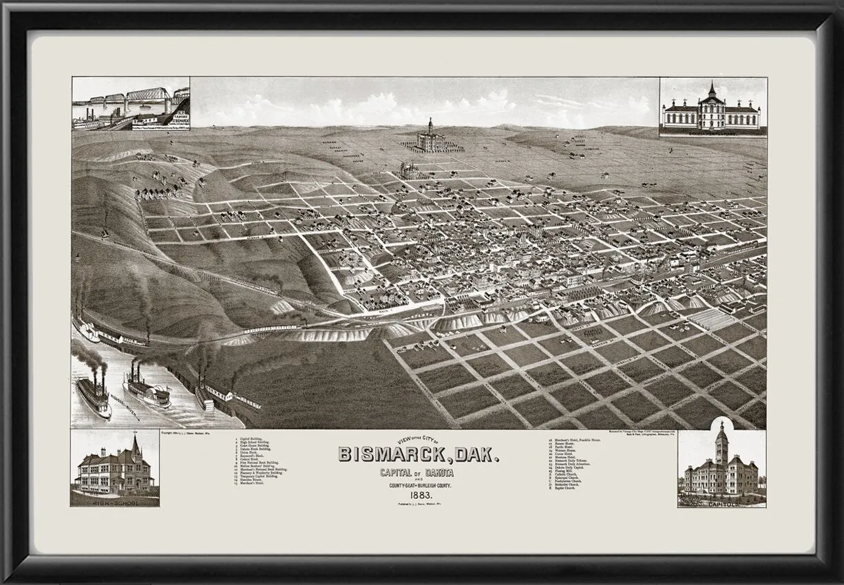Bismarck ND 1883 Stoner Tm