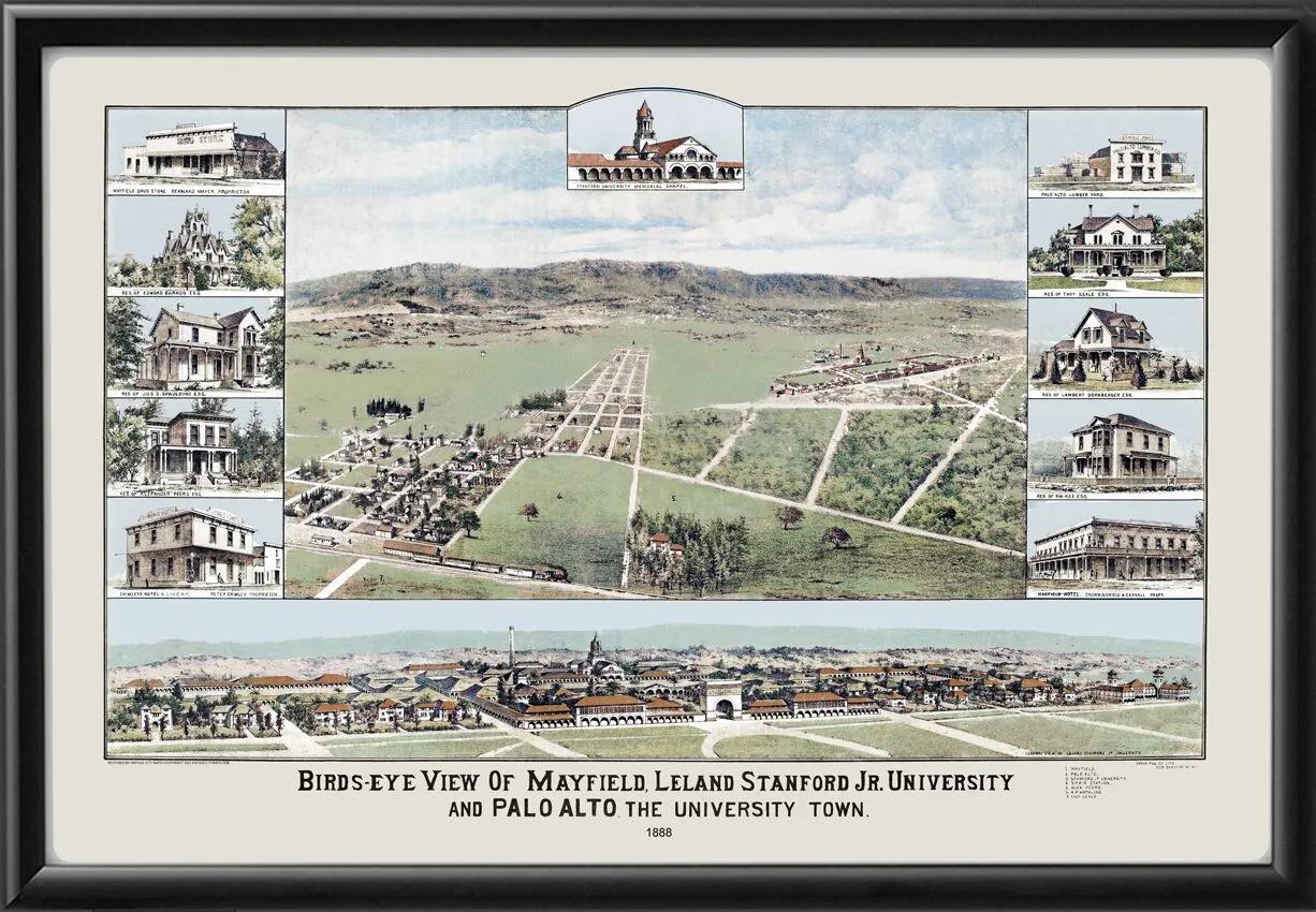 Stanford University 1888 (Color)