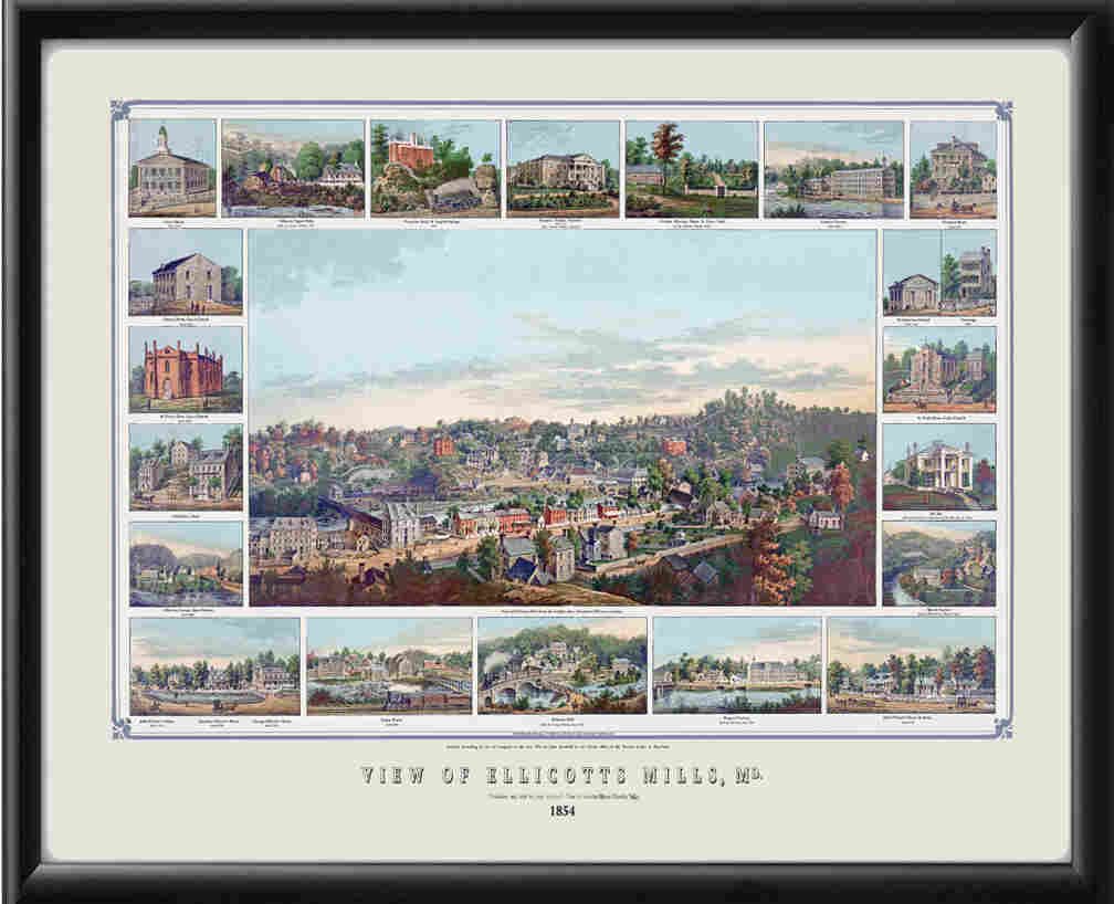 Ellicott City (Ellicott's Mills) MD 1854