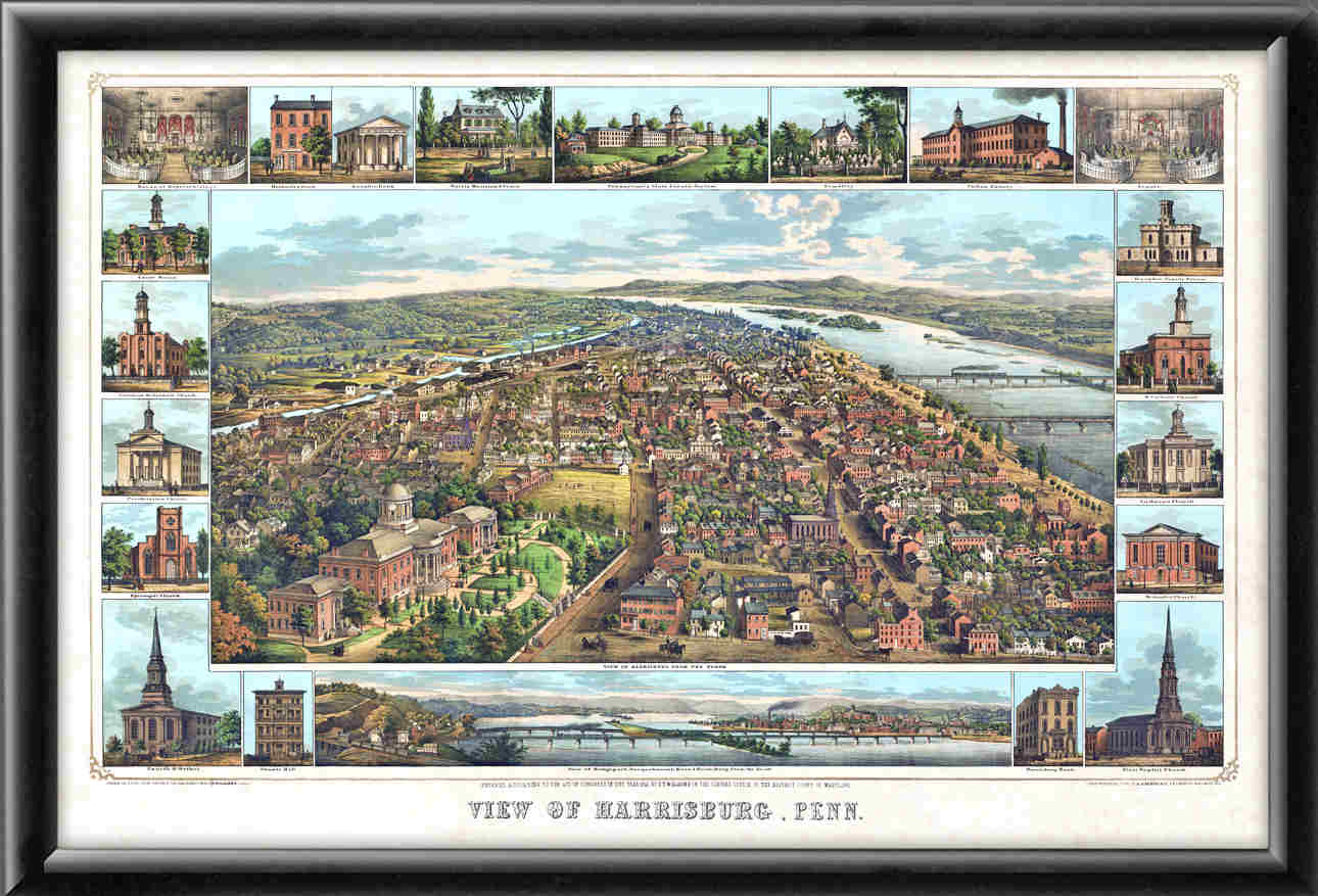 Harrisburg PA 1855