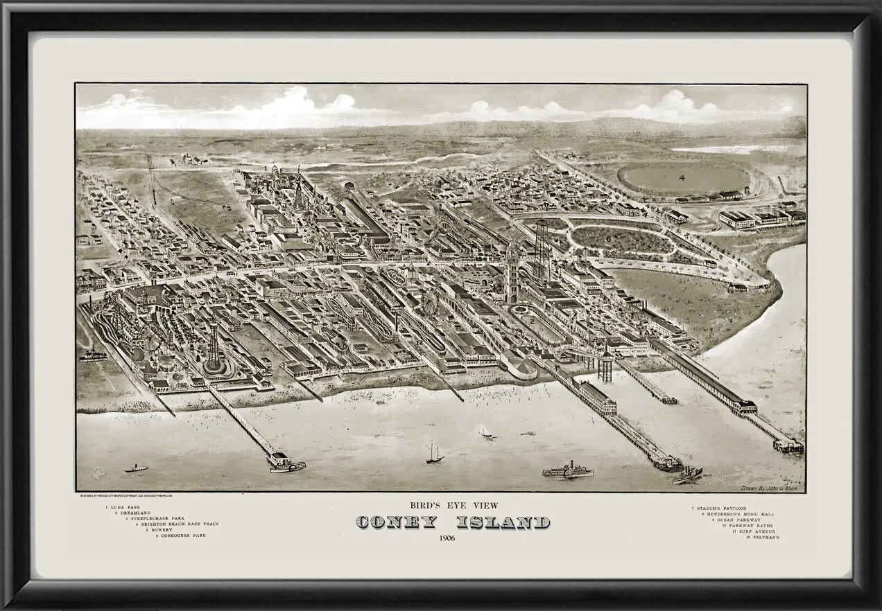 Coney Island NY 1906 John Mark