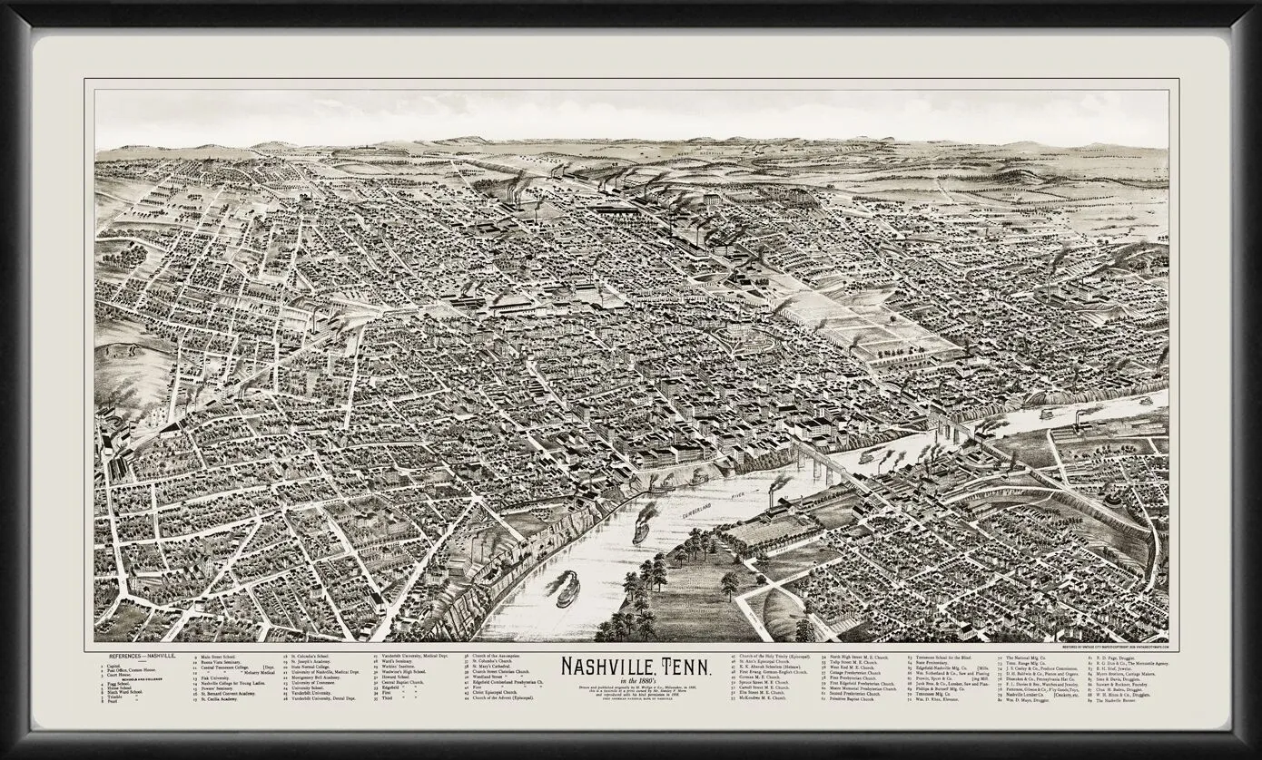 Nashville TN 1888 Wellge