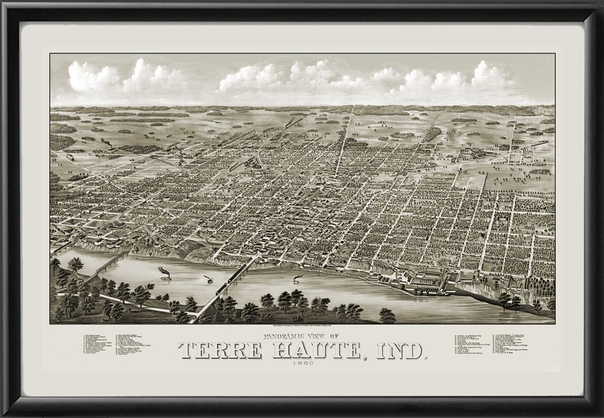 Terre Haute IN 1880 Beck & Pauli