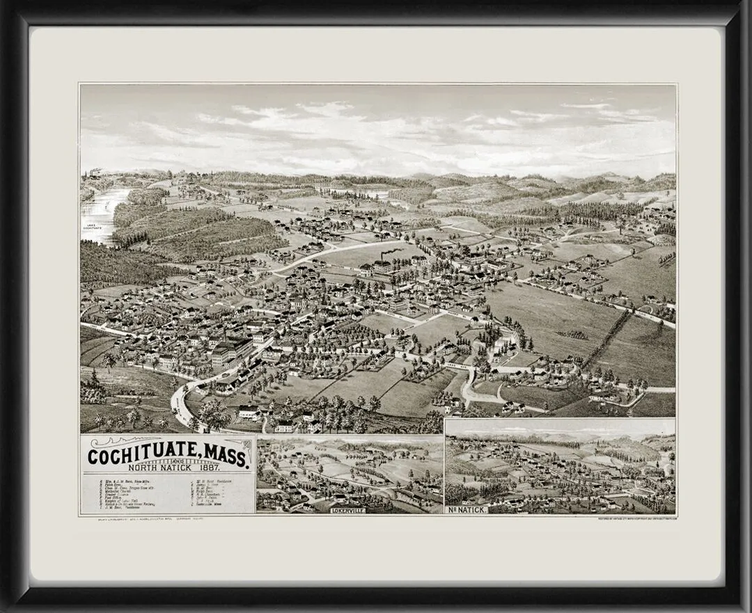 Cochituate MA and North Natick 1887