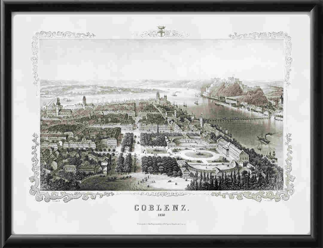 Koblenz Germany 1850