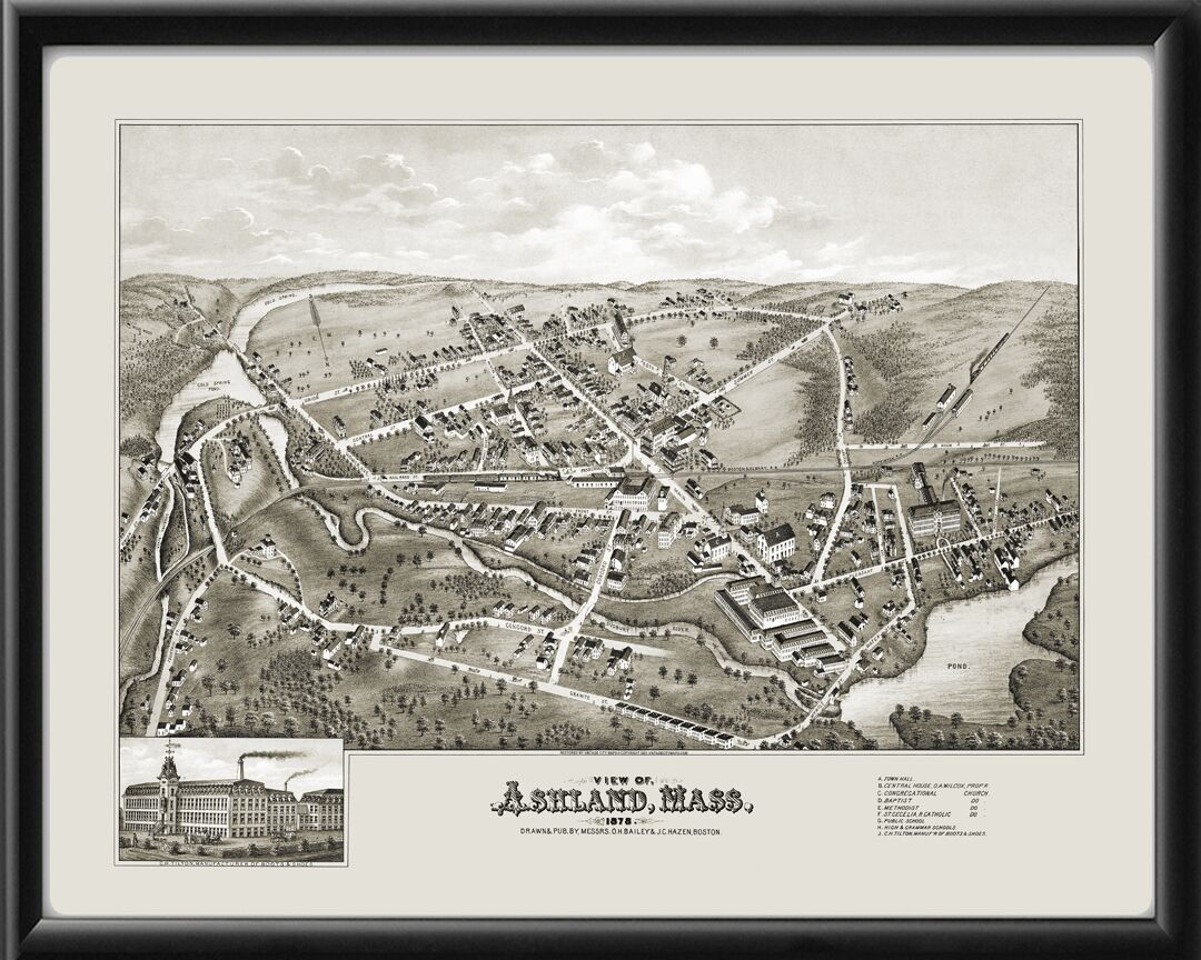 Ashland MA 1878 Bailey & Hazen TM