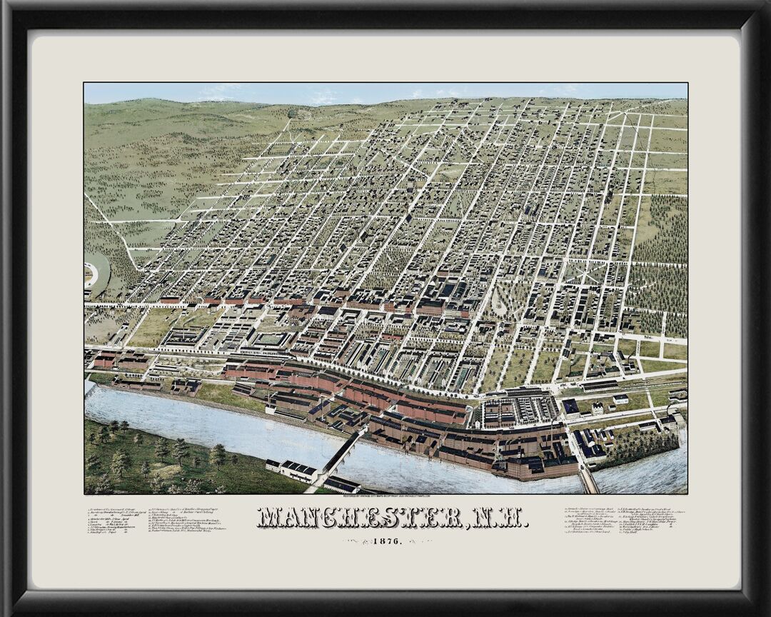 Manchester NH 1876 HHBailey & JC Hazen TM