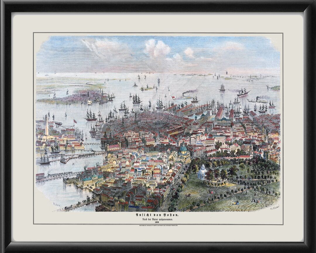 Boston MA 1850 Johann Carl Wilhelm Aarland TM