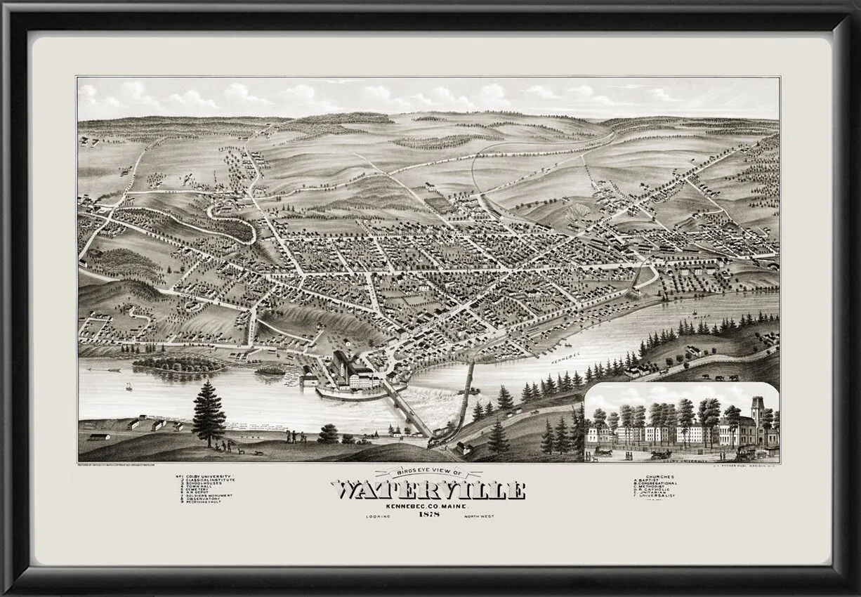 Waterville ME 1878 JJStoner TM