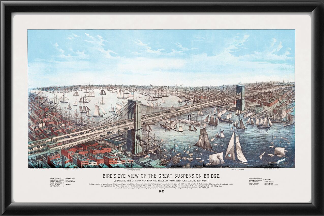 Brooklyn Bridge 1883 - The Great Suspension Bridge