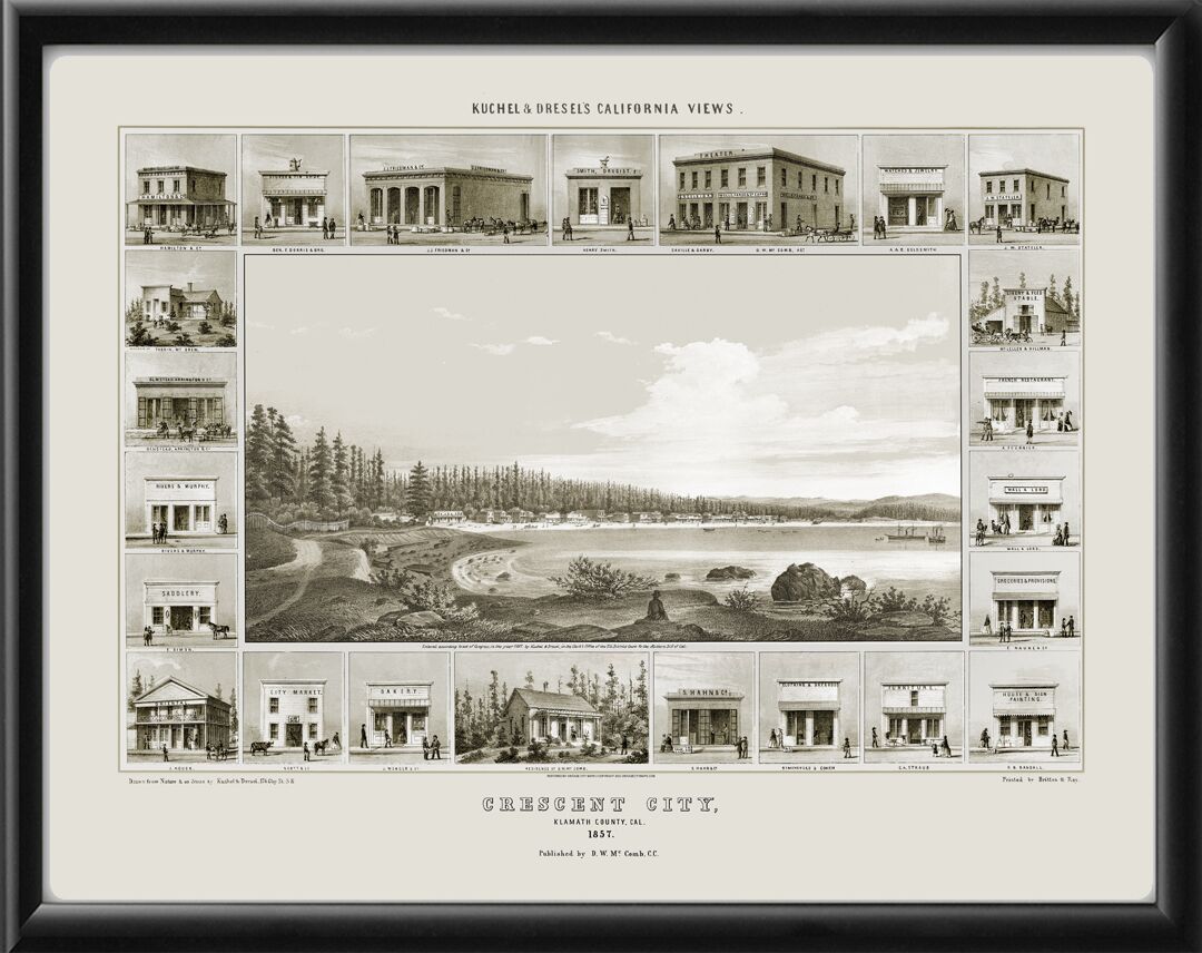 Crescent City CA 1857