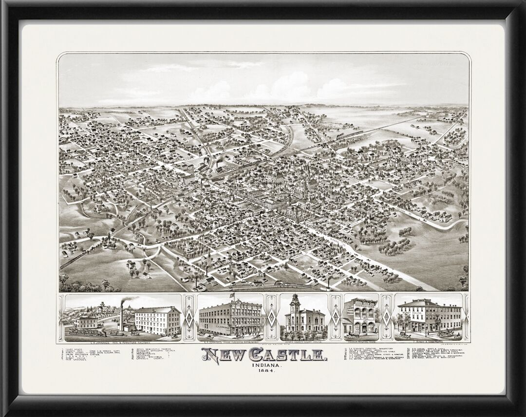 New Castle IN 1884
