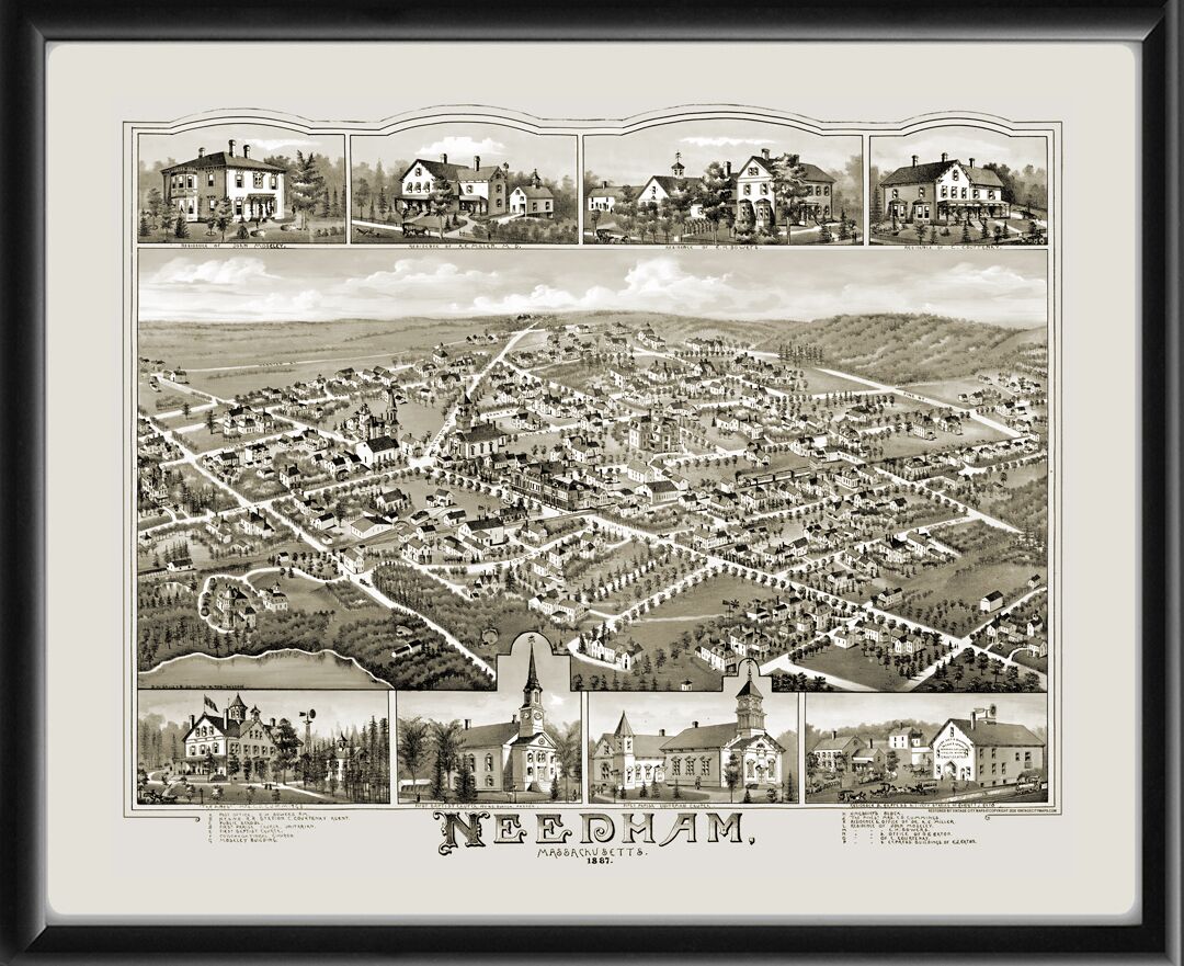 Needham MA 1887 OH Bailey
