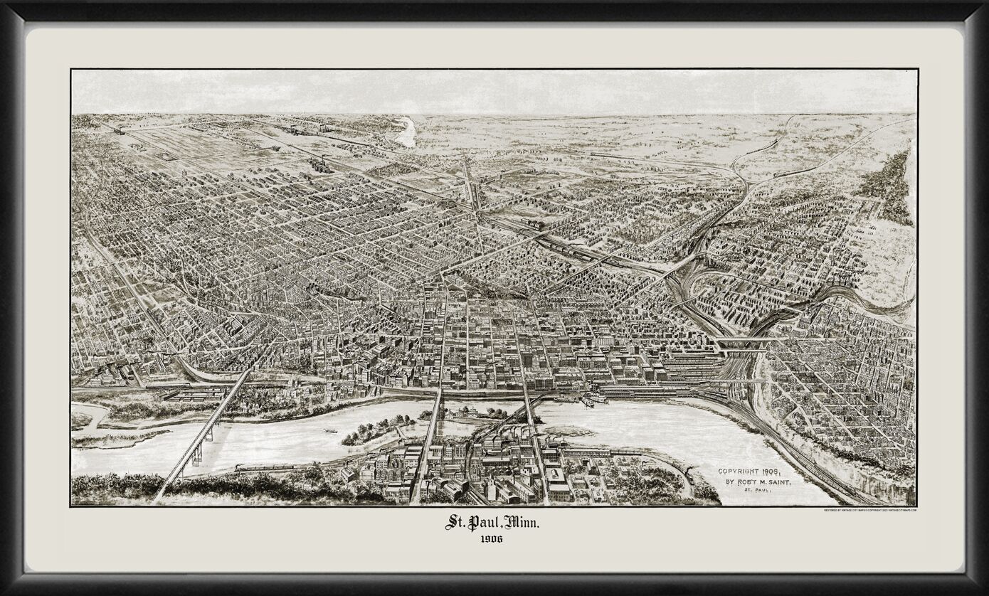 St. Paul MN 1906 Robert M. Saint TM