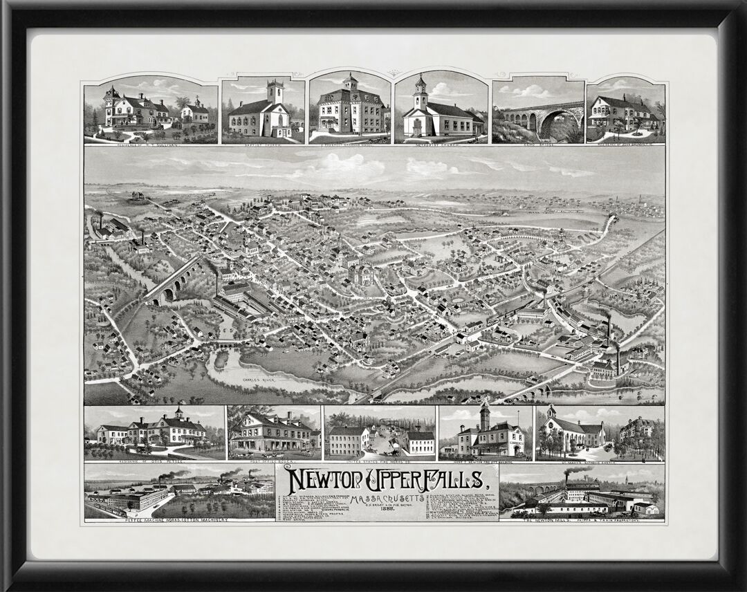 Newton Upper Falls MA 1888