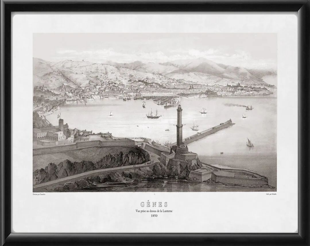 Genoa Italy 1850