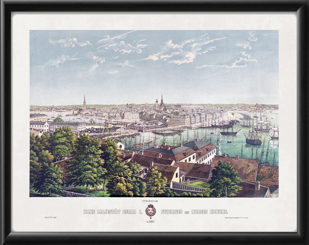 Stockholm Sweden 1854