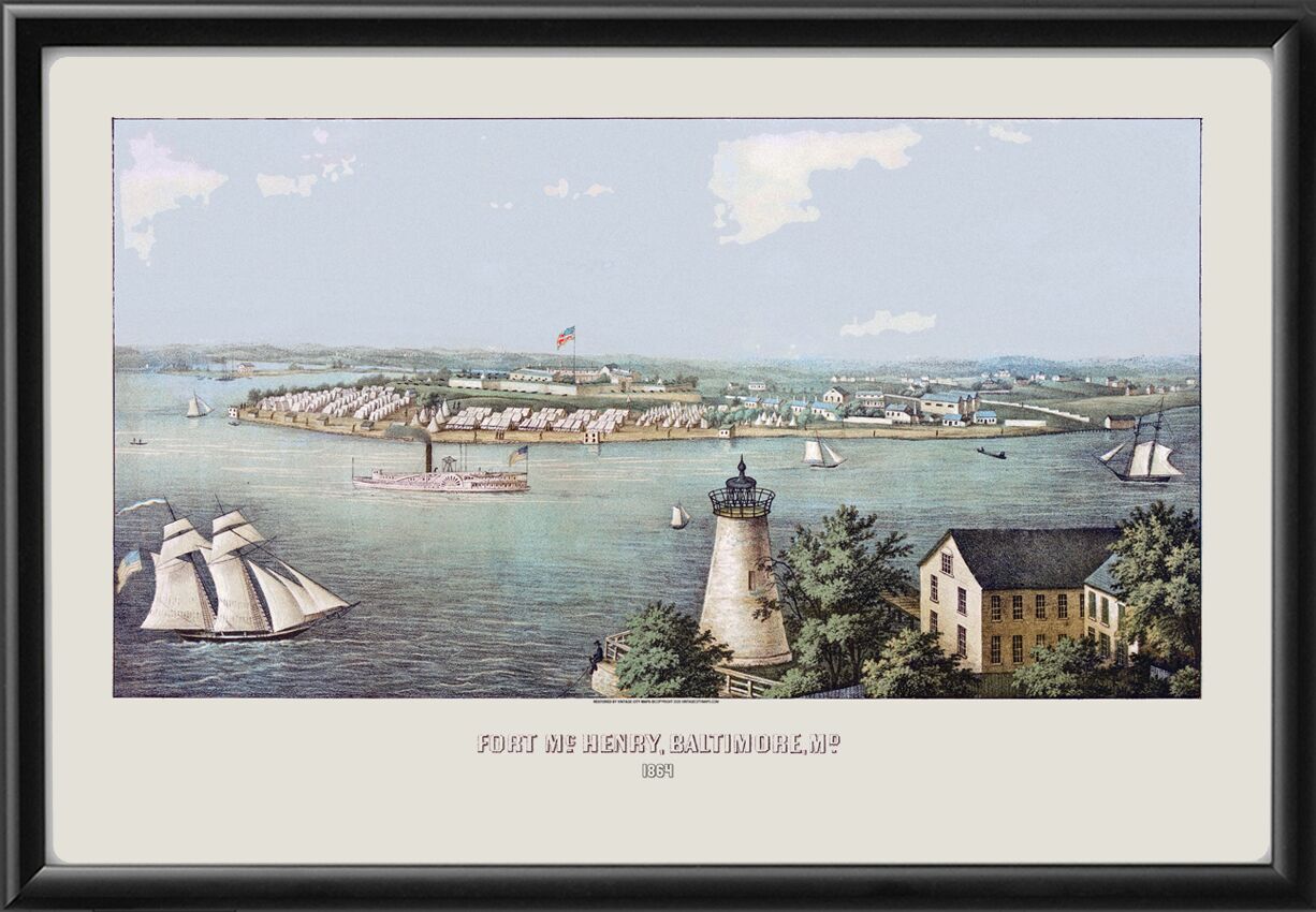 Fort McHenry - Baltimore MD 1864