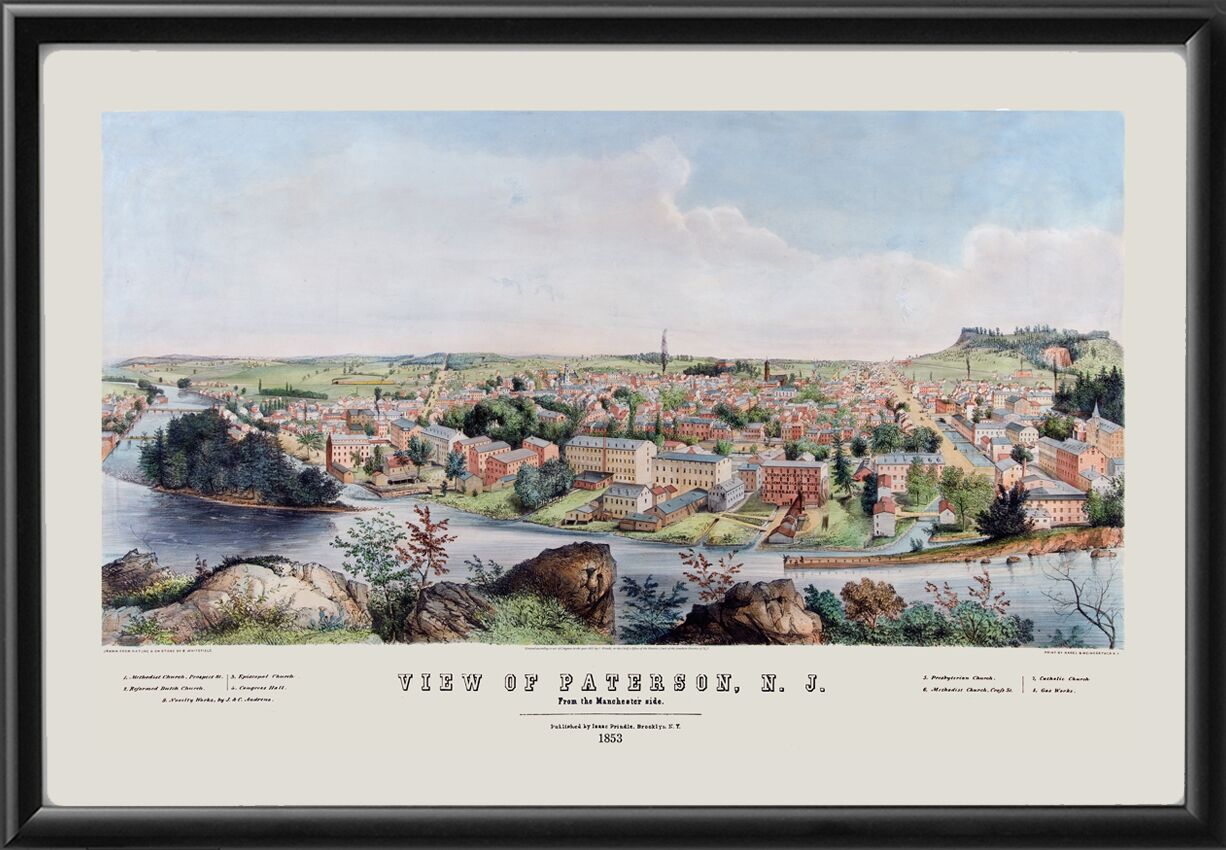 Paterson NJ 1853 Edwin Whitefield TM
