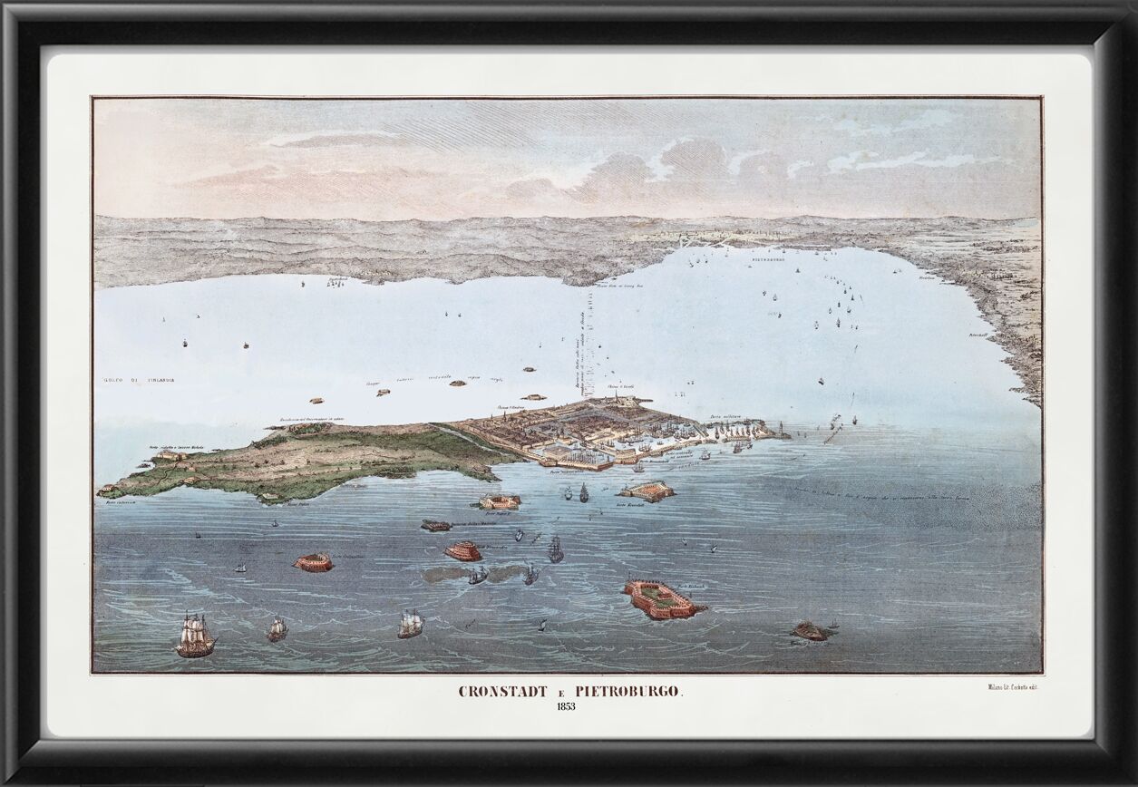 Kronstadt, Saint Petersburg Russia 1853