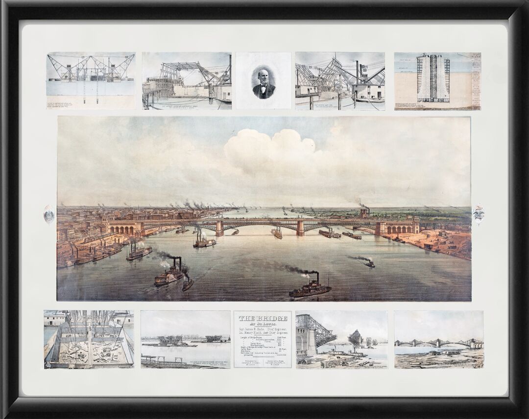 St. Louis MO 1874 - The Eads Bridge