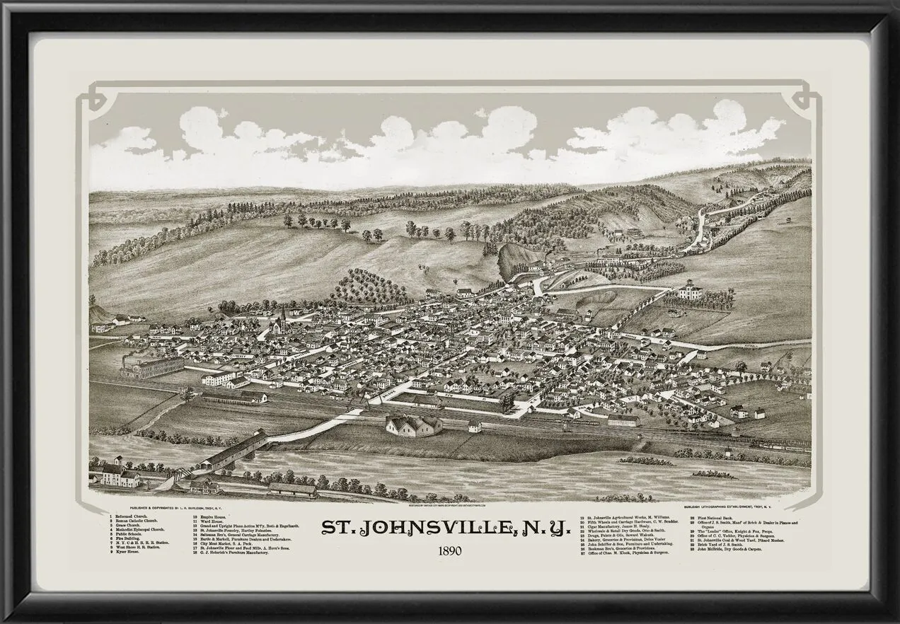St. Johnsville NY 1890 LRBurleigh TM