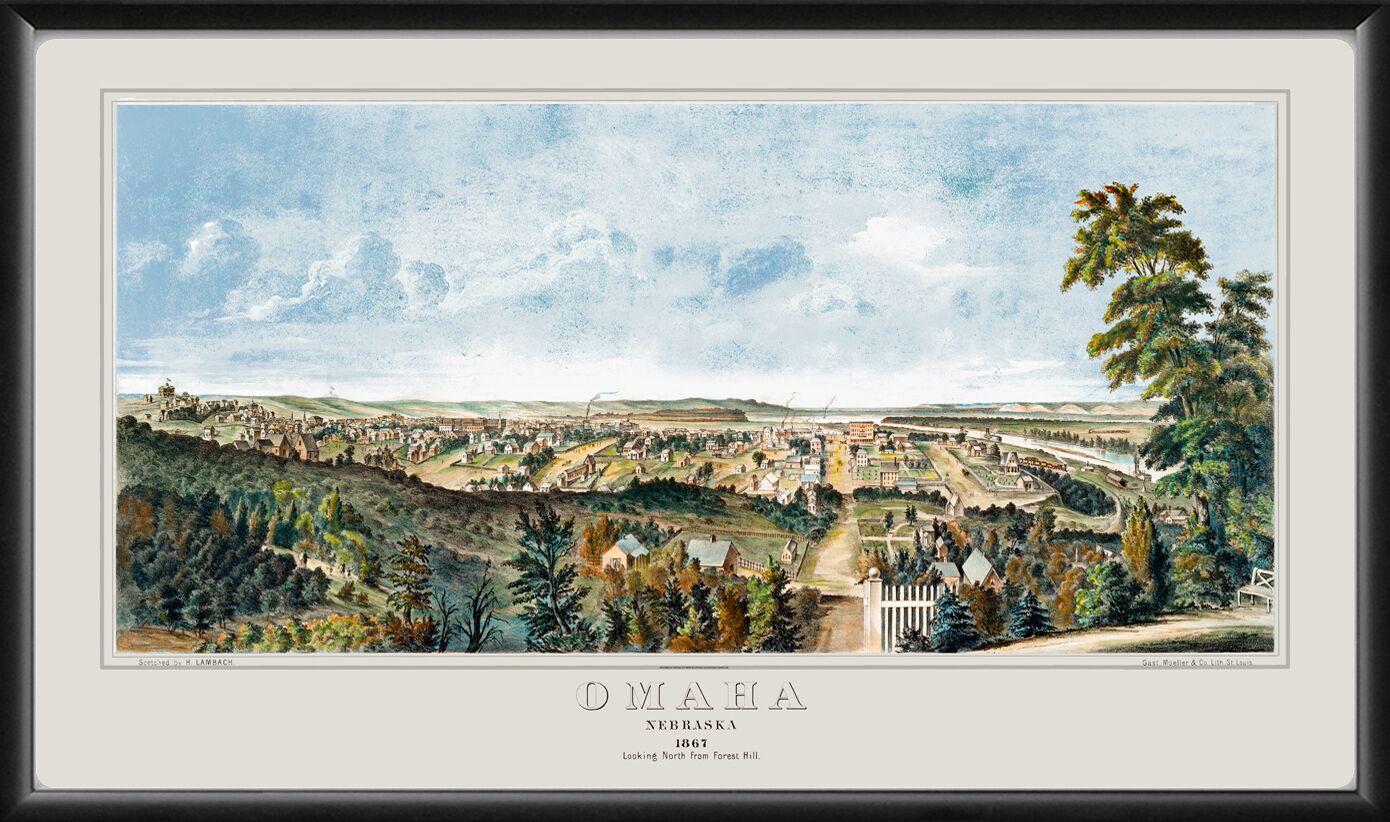 Omaha NE 1867 H. LambachTM