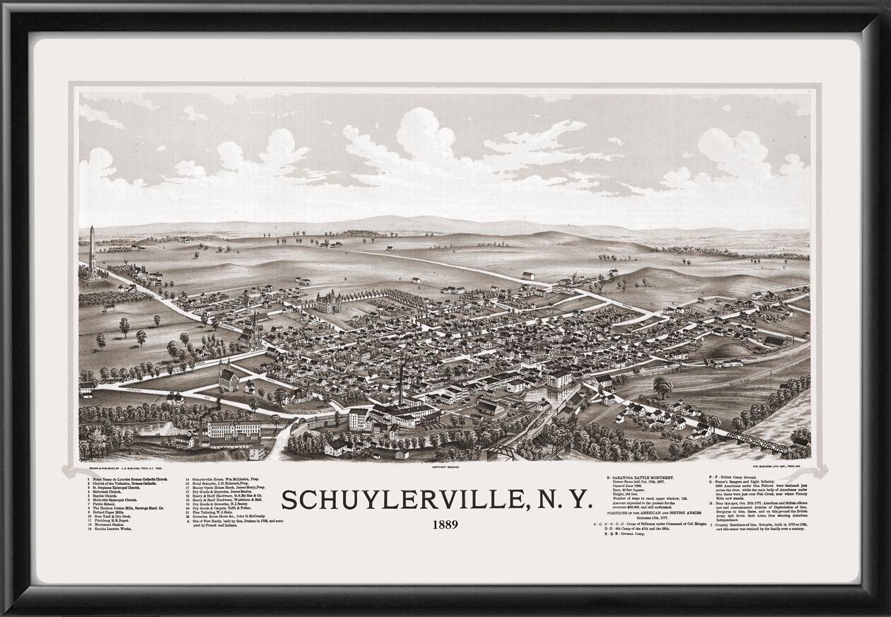 Schuylerville NY 1889