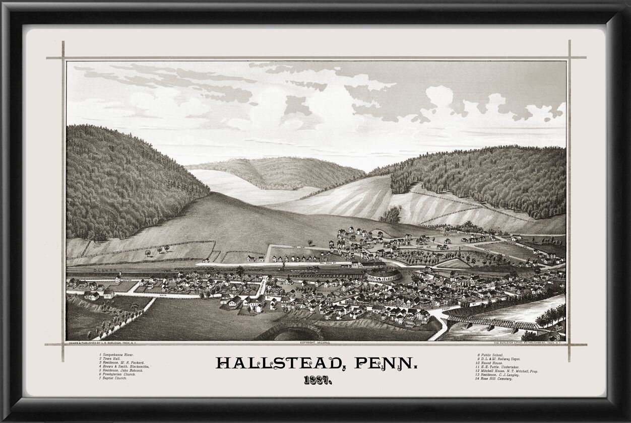 Hallstead PA 1887