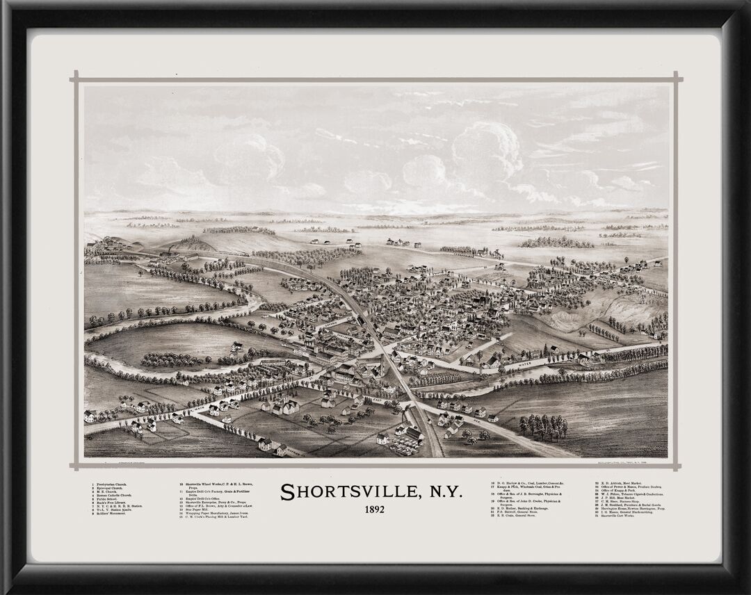 Shortsville NY 1892