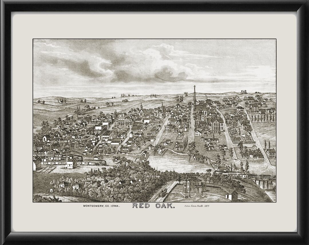 Red Oak IA 1875