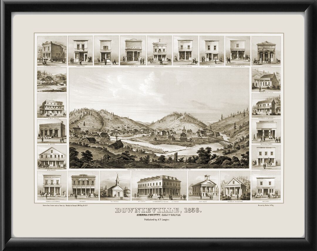 Downieville CA 1856