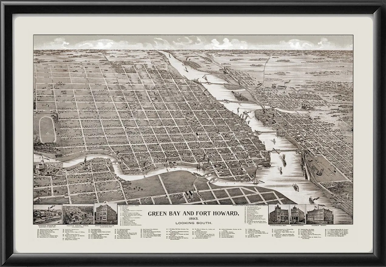 Green Bay & Fort Howard WI 1893