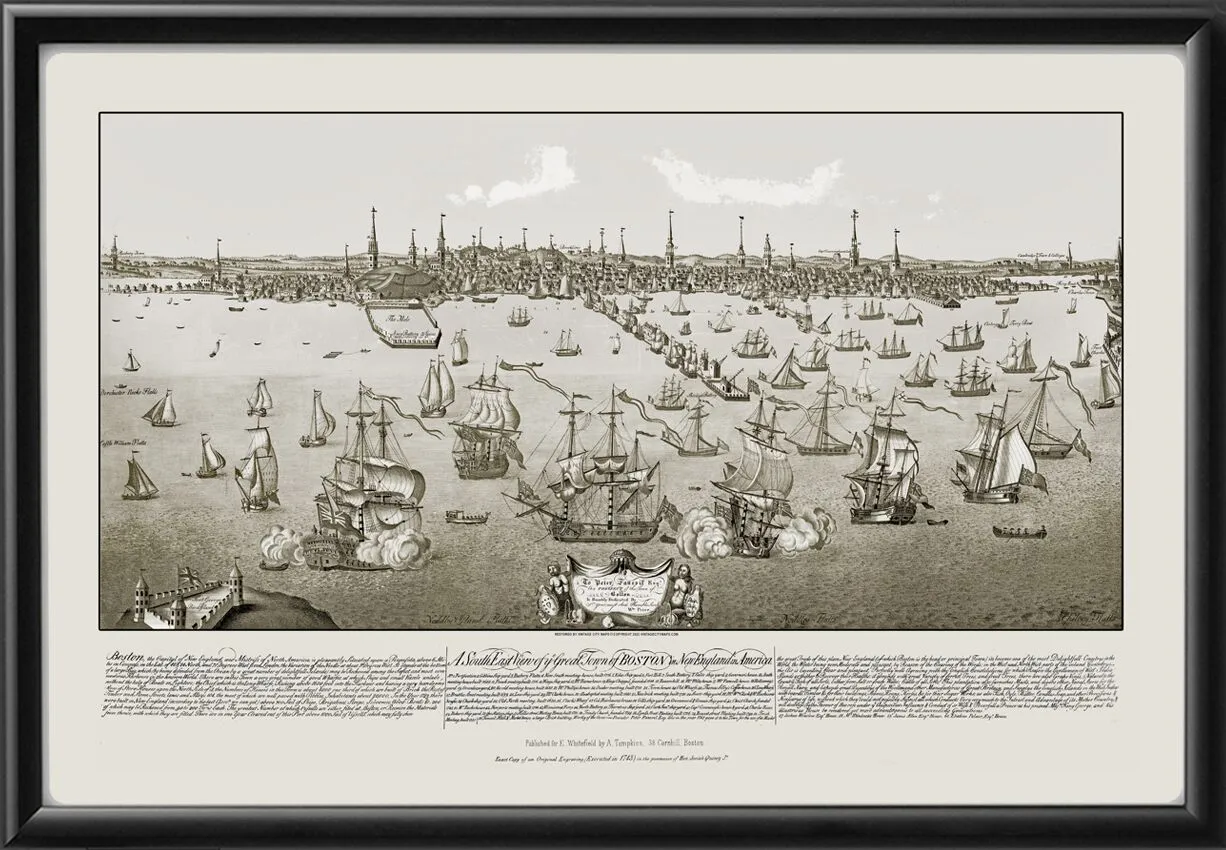 Boston MA 1743 William Price & Edwin Whitefield1848 TM