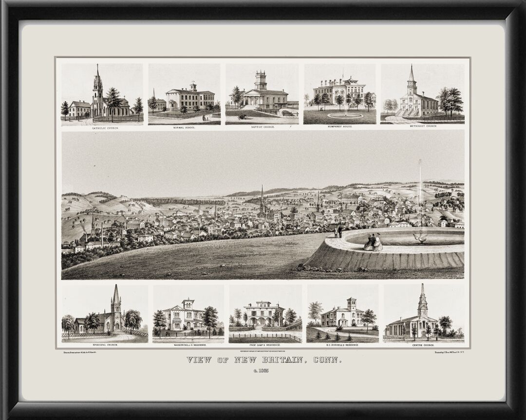 New Britain CT c1865 H. Knecht TM