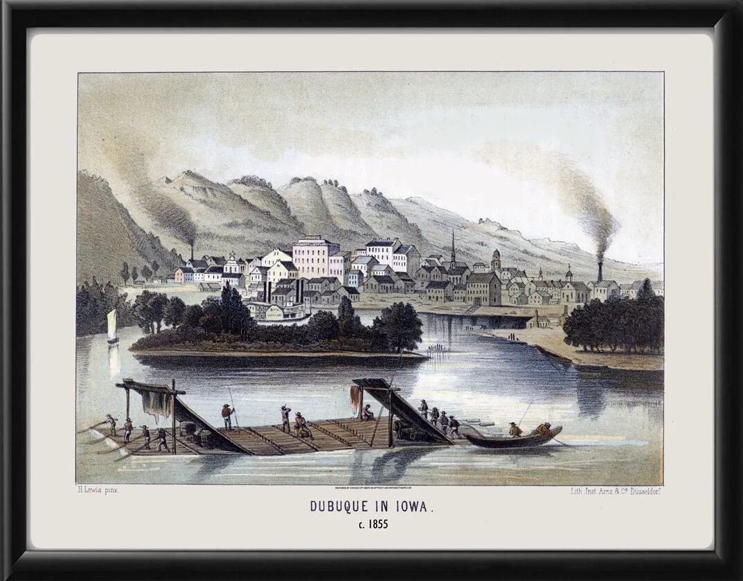 Dubuque IA 1855