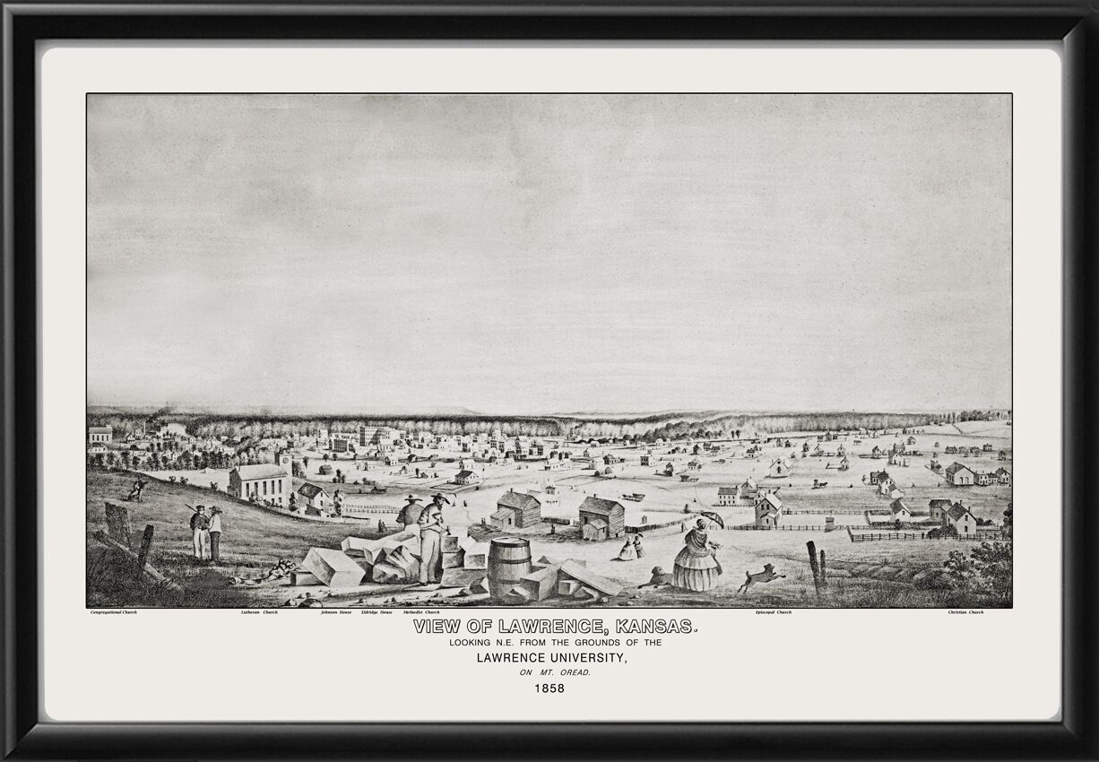 Lawrence KS 1858
