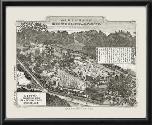 Tokyo (Edo) Japan 1810 Restored Map | Vintage City Maps