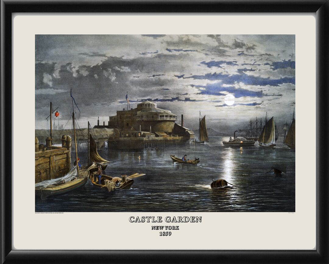 New York City NY - Castle Garden 1859