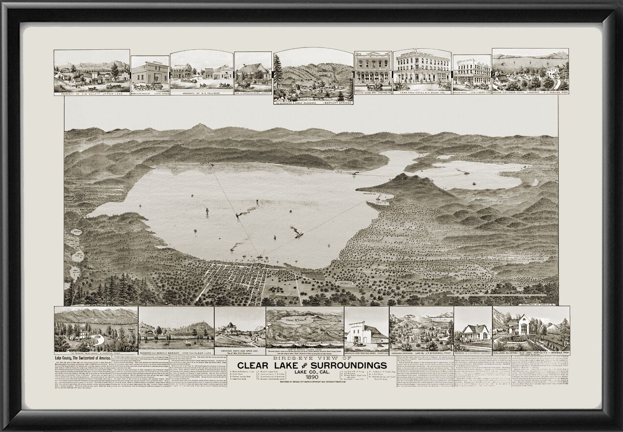 Clear Lake CA 1890
