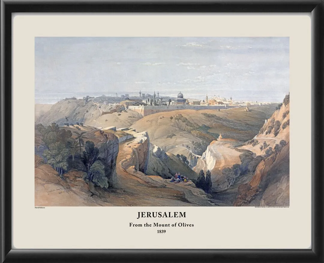 Jerusalem Israel 1839