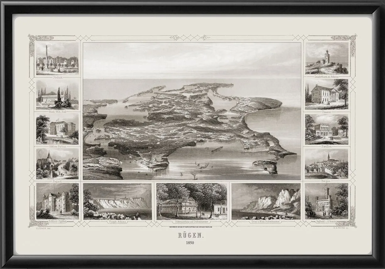 Rugen Germany 1850