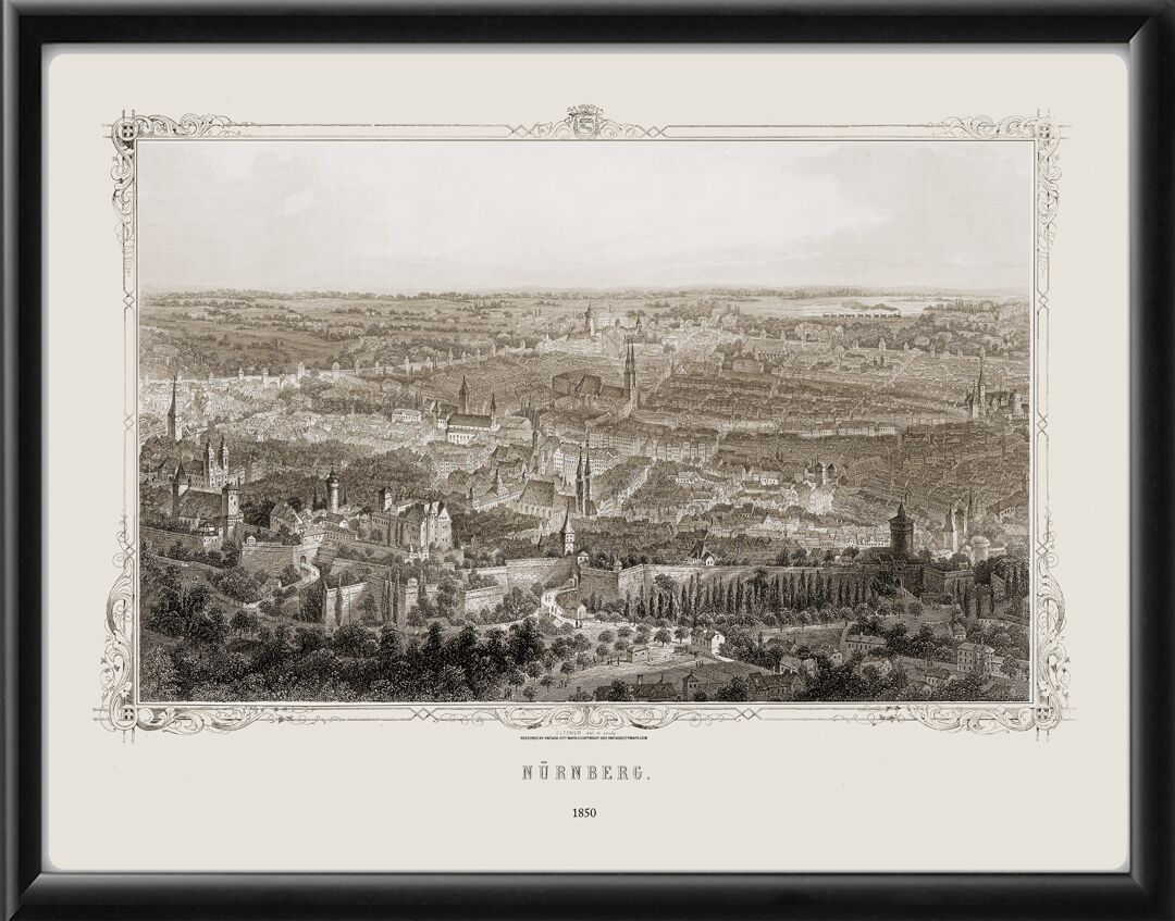 Nurnberg Germany 1850