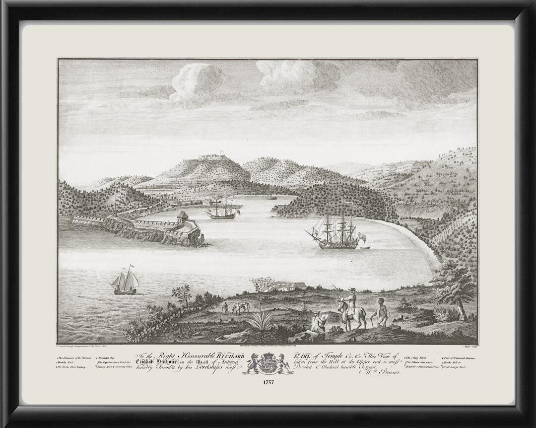 English Harbor Antigua 1757