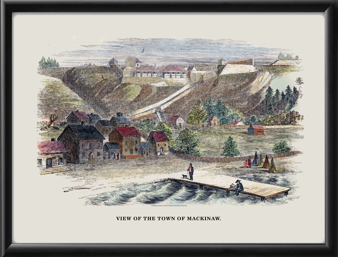 Mackinac MI 1855