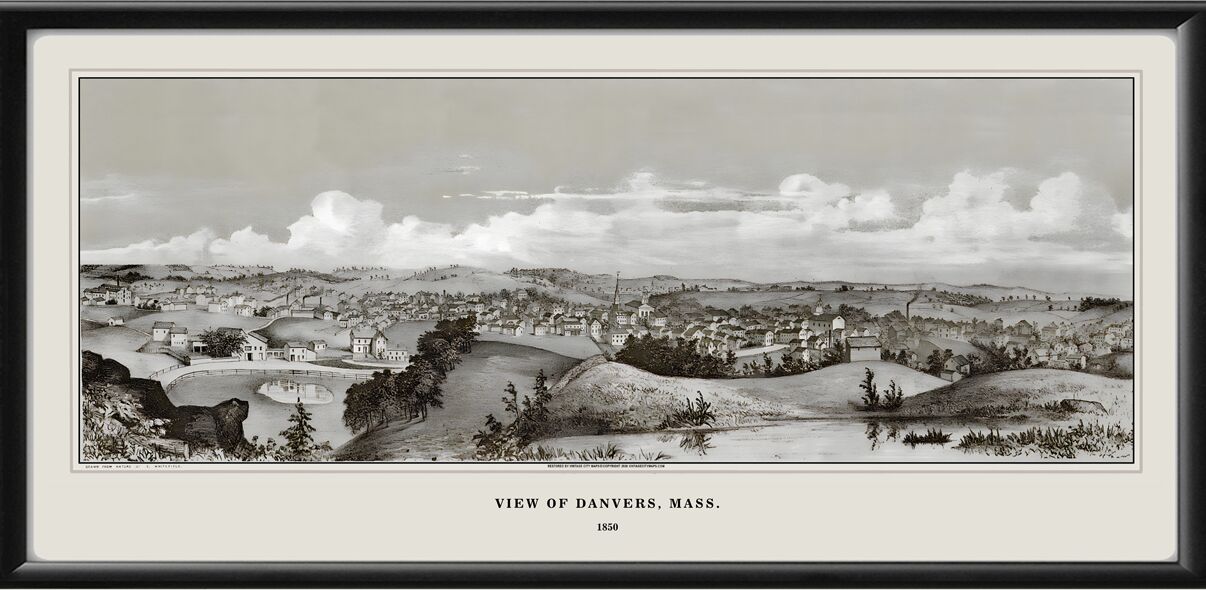 Danvers MA 1850 Edwin Whitefield